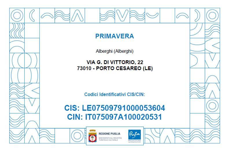 Albergo Primavera Porto Cesareo Eksteriør bilde